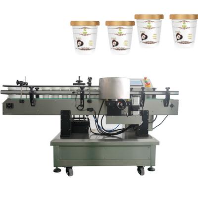 China Food Labeling Round Bottle Taper Round Cup Labeling Machine Production Application. for sale