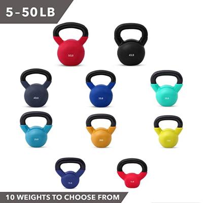 China Universal Home Portable Weight Training Gym Cross Training Adjustable Color Kettlebell Rubber Coated Kettlebell for sale