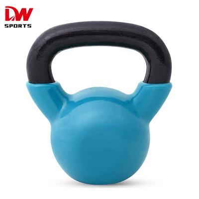 China Universal Home Portable Weight Training Gym Cross Training Adjustable Color Kettlebell Rubber Coated Kettlebell for sale