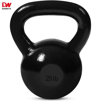 China Universal DW SPORTS Gravity Black Cast Iron Powder Coated Kettlebell for sale