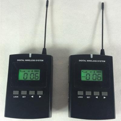 China Black 008C Digital Wireless Tour Guide System With Excellent Sound Effect Good Quality for sale