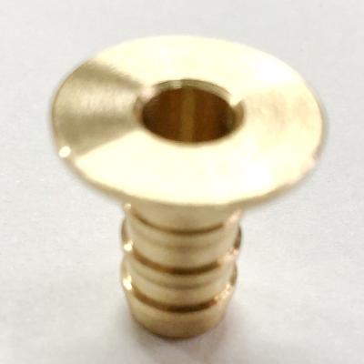 China cnc mincon part bronze quick contact coupler two piece aluminum machining brass pipe fitting adapter for sale