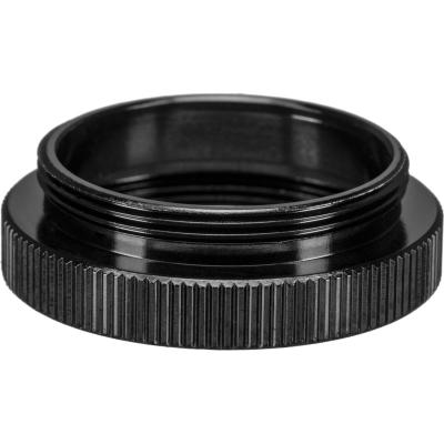 China CNC Lens Adapters Precision Camera C-mount Lens Adapter Ring Extension Tube Black Aluminum Adapter 9 Blades for sale