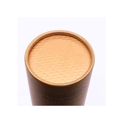 China Recyclable Custom Design Food Grade Paper Tube Cardboard Kraft Round Gift Box Packaging Cartoon Coffee Or Tea Paper Tube Wholesale for sale