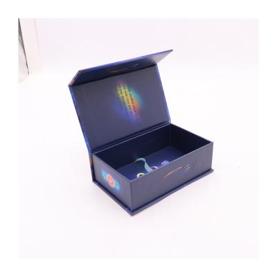 China Recycled Materials Cardboard Custom Printing Gift Box Coated Insert Sponge Paper Book Style Magnetic Box for sale