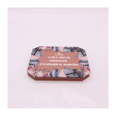 China Recycled Materials Cheap Empty Eyelash Eyeshadow Makeup Palette Packaging Gift Paper Boxes With Mirror for sale