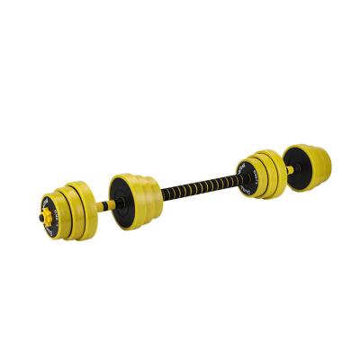 China Dumbbell Multi Function Gym Barbell Multi Function Adjustable Kettlebell Dumbbell Set Coted Rubber Dumbbell Set For Fitness for sale