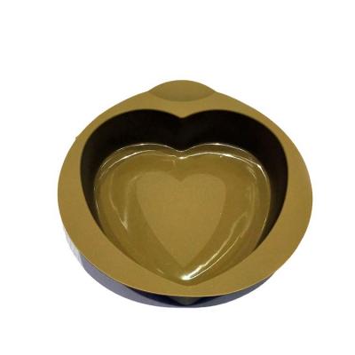 China 2021 new style high quality heart-shaped silicone cake stand mold viable for kitchen for sale