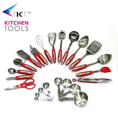 China Sustainable 23pcs Kitchen Utensils Set Tools , Cooking Ware Kitchnewware for sale