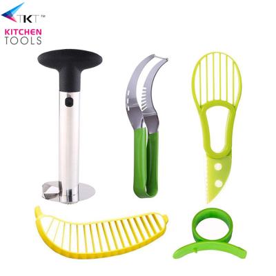 China Sustainable Kitchen Tools Plastic Stainless Steel Watermelon Fruit And Vegetable Tools for sale