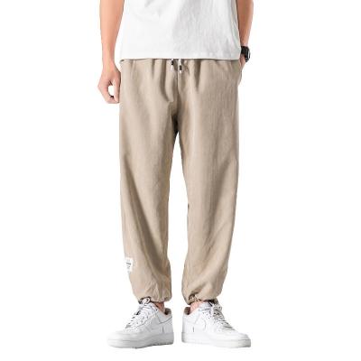 China Breathable Wide Leg Pants Mens Plus Size Casual Pants for sale