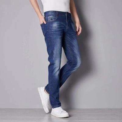 China 2021 New Viable Mid-waist Straight Leg Mens Jeans Slim Classic Jeans Pants For Men for sale