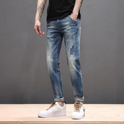 China Micro-ha personality retro bamboo jeans male viable simple soft casual jeans four seasons for sale