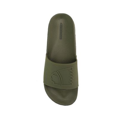 China EVA Hotel Widely Used Superior Quality Olive Green Bedroom Wholesale Slippers for sale