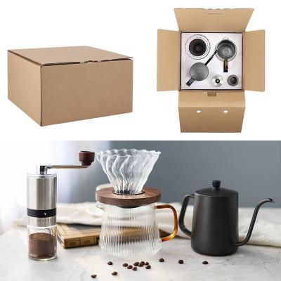 China Viable Coffee Burr Mill Conical and Pour Over Kit Cookmate V60 Coffee Set Dripper Bag for Coffee Tea Gift Set for sale