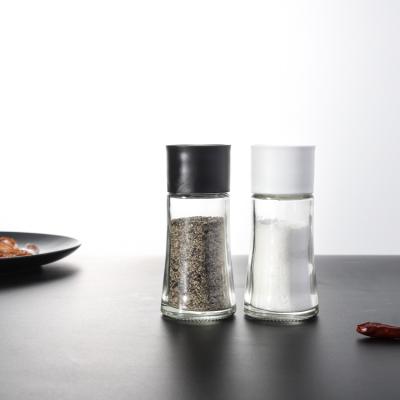 China Viable Philippines and Vietnam Most Popular Cheap High Quality Plastic Spice Mini Salt and Pepper Shaker with Glass Bottle for sale