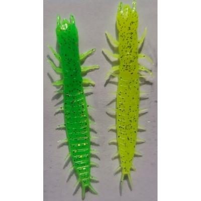 China 9cm High Quality Soft Plastic Lure 3.4G Plastic Centipede Stretch Centipede Worm Centipede Insects Bait Centipede Worm for sale