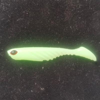 China 6.5cm, 7cm Scally Ripple Shad Rib Mark Fish Bubble Tail Lure Tide Minnow Glow Fishing Lure Lures Luminous YG-GM for sale