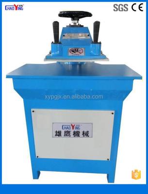 China hot sale small swing arm hydraulic leather cutting machine XYJ-2/12 for sale