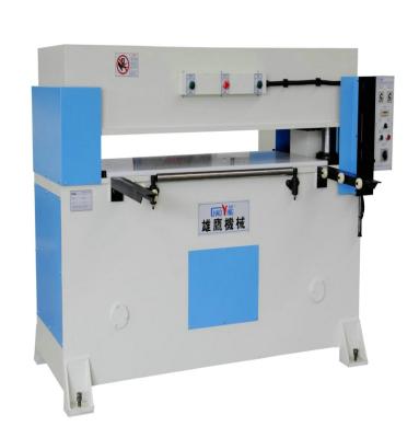 China Garment Shops Precise 4 Column 40T Pillar Hydraulic Shoes Press Cutting Machine for sale