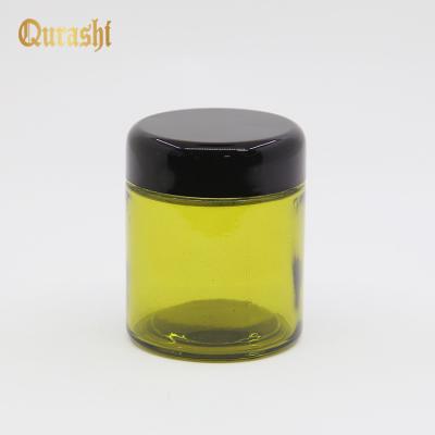 China Hot selling arabic style cosmetic coated bakhoor 100gram empty cosmetic cream jar bottle with aluminum cap for sale