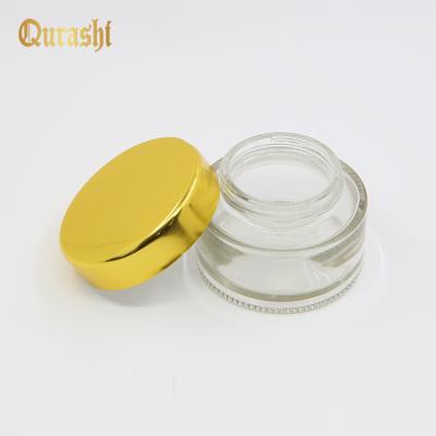 China 150ml bakhoor cosmetic empty jar with gold cap AC-02 for sale