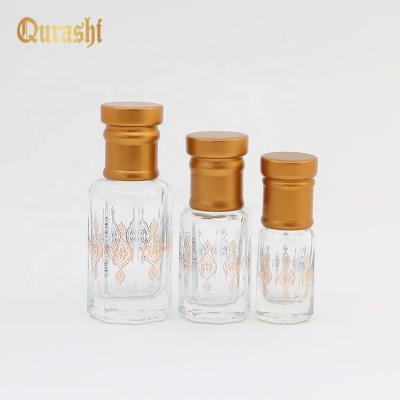 China 6ml cosmetic octagonal glass bottle for sale