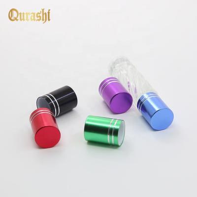 China Essential oil cosmetic capsule for perfume and foil with cut lines and plastic interior for sale