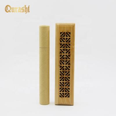 China Handmade Bamboo Indoor Lying Incense Cavity Censer Incense Box for sale