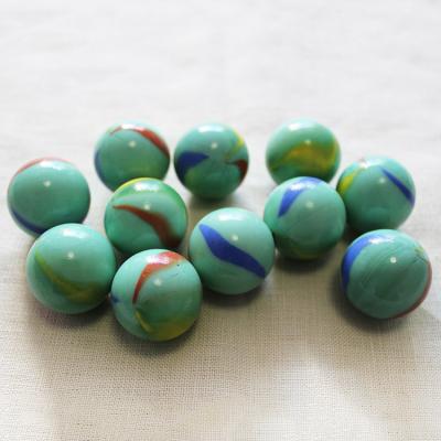 China Big Milky Optic Hanging Ball Lens Marbles Solid Glass Balls 16mm for sale