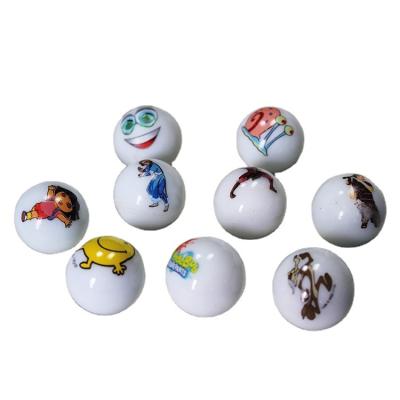 China 16mm Colored Custom Printed Glass Marbles 16 for sale