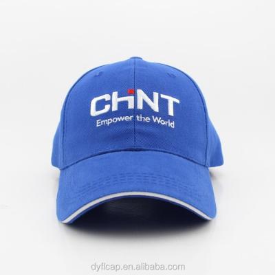 China 6 Panel Baseball Cap CUSTOM DESIGN EMBROIDERY Flat 6 PANEL GOLF HATS by headwear manufacturer for sale