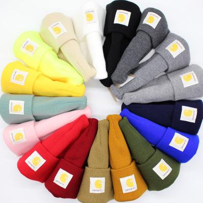 China JOINT multi-color stain tooling warm autumn and winter women's warm knitted hats brand hats woolen hats men's hats for sale