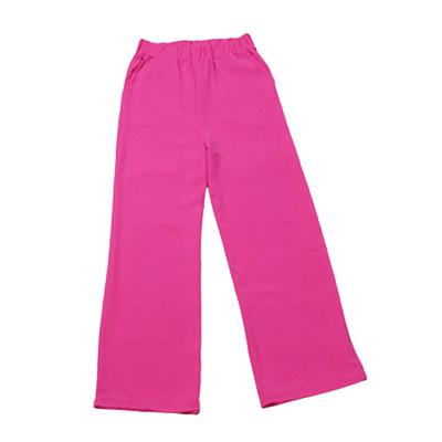 China Custom Logo Solid Color Loose Wide Anti-pilling Leg Ladies Pants Wholesale Women Pants for sale