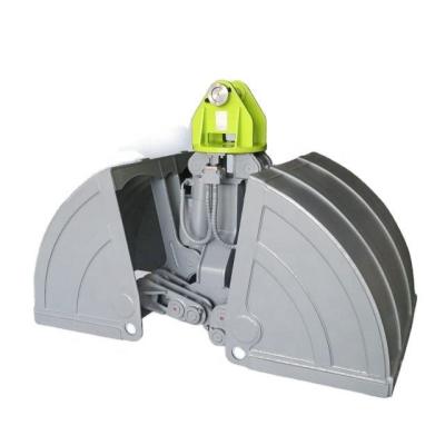 China Construction worksÂ   Manual Operated Hydraulic Clamshell Bucket Clamp Grab Crane Clamshell Bucket for sale