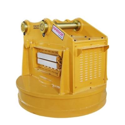 China Construction worksÂ   Top Sale Magnet Drop Lift Electric Magnetic Excavator Magnet Lift for sale