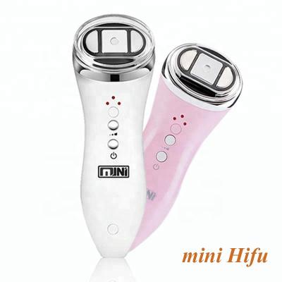 China Skin Tightening 2019 Korea Mini HIFU RF Skin Care Lifting Machine Beauty Machine, RF LED Skin Rejuvenation Machine for sale