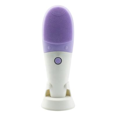 China DEEP CLEANSING Korean/Malaysia/USA Hot Selling Silicone Facial Cleansing Brush With Eye Heating Massager for sale