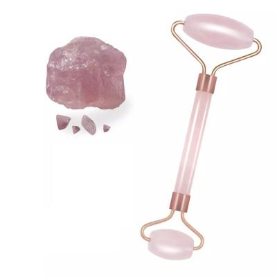 China Original double head manufacturer factory sale patented direct jade roller with rose quartz roller head for sale