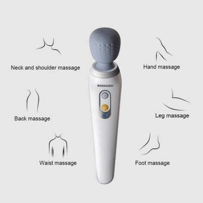 China Body Magic Wand Cordless Handheld Massager Waterproof Therapeutic Electric Body Massager With 5 Vibration Patterns Portable Machine for sale