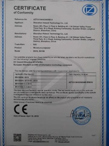 CE - Shenzhen Hotack Technology Co., Ltd.