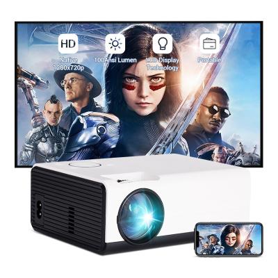 China Pico Small Size LCD Projector High Lumens Home Projector For Kids Gift Outdoor Spotlights for sale