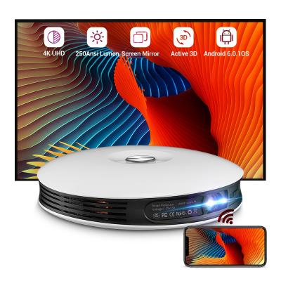 China Pico Factory supply HD Android mini 3D 4k wireless home theater projector with UFO design projectors for sale