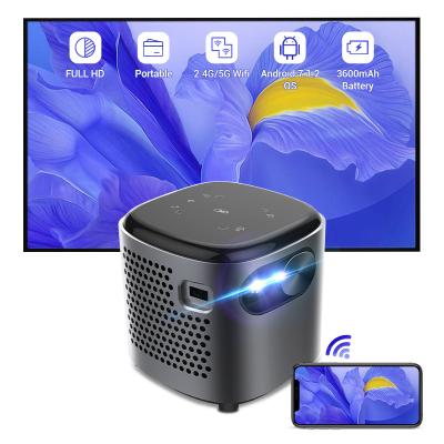 China Pico Hotack D048 Mini DLP Short Throw Projectors Pico Mobile Video Portable Android Outdoor Home Theater Projector for sale