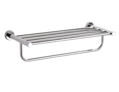 China Viable Popular Storage Supplies Household Bathroom Towel Rack Bath Towel Rack 304 Stainless Steel Silver Anti-corrosion&Anti-rust for sale