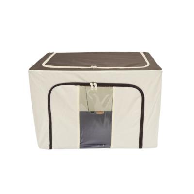 China High quality cheap price sustainable oxford fabric square storage box home life box for clothes and toys storage box for sale