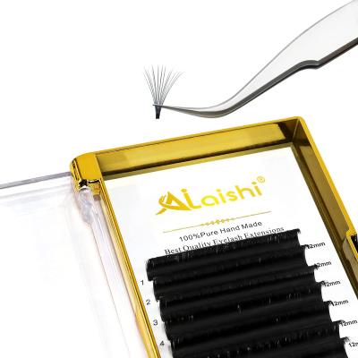 China Natural Long AILAISHI C CC D DD L LC LD M curl volume eyelash 5-25mm length 0.03-0.20 individual cashmere lash volume eyelash extensions for sale