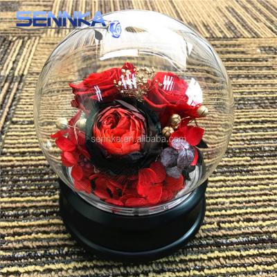 China Green Environmental Protection Top Sell Preserved Fresh Flower Bluetooth Music Speaker for sale