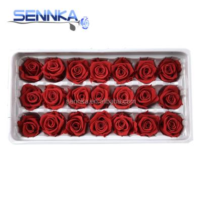 China Use Real Yunnan Sennka Wholesale Durable Fresh Preserved Rose Flower For Holiday Appliances for sale