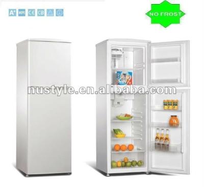 China BCD-255 COMPRESSOR Double Door Fridge, Top Freerzer Fridge, Top Freezer Fridge, No Frost for sale